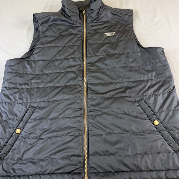 LL Bean Mens Puffer Vest XL Reg Black Quilted Zip Front Insulated Outdoor sporty - Picture 9 of 16